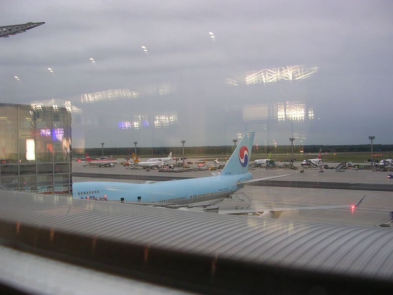 Unser Flieger gen Osten