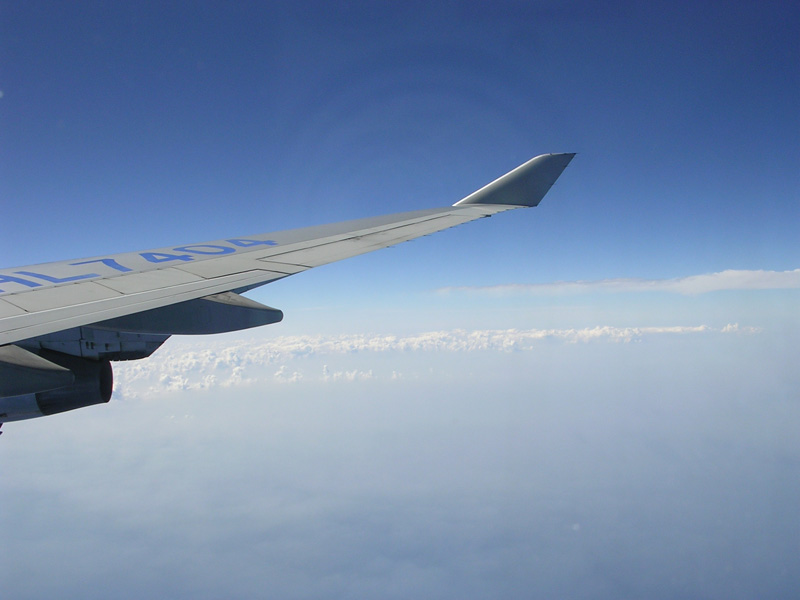 Der Flug dem Morgen entgegen
