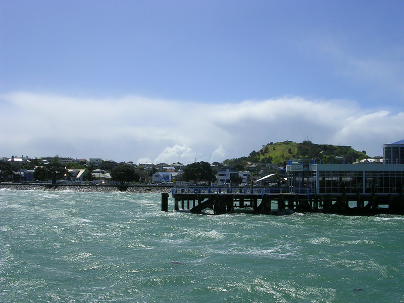 dieser Berg auf Devonport, einer vor Auckland gelagerten Insel, ist heute unser Ziel