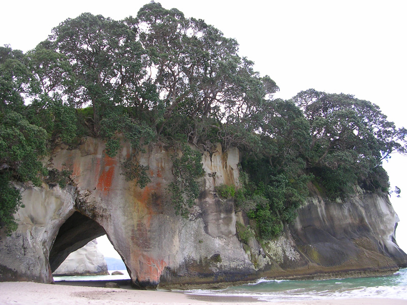 dieser Felsen gibt dem Strand seinen Namen