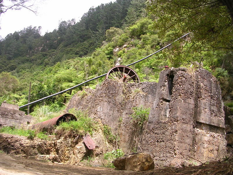 �berreste des Goldrauschs