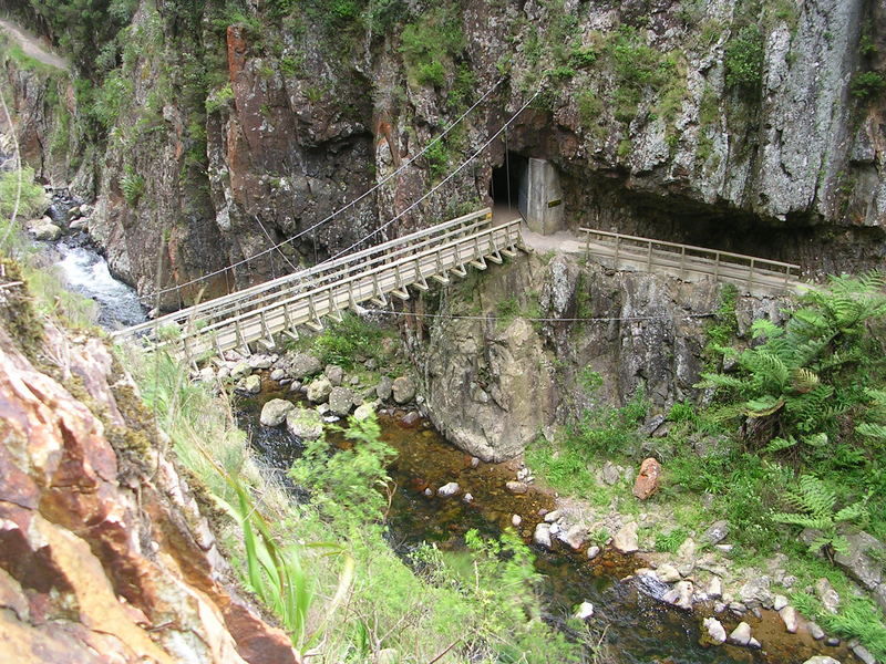die Stollen liegen auf dem ca. anderthalb st�ndigen Wanderweg