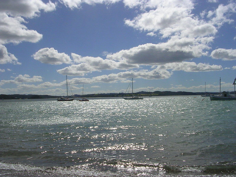 malerische Blicke auf Paihia und die Bay of Islands