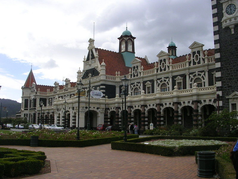 der Bahnhof von Dunedin
