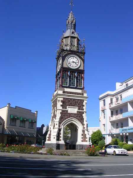 der Clocktower von Christchurch