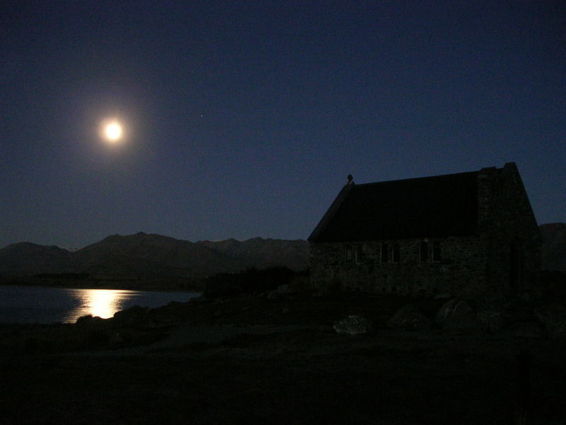 kurzer Stopp am Abend an der Church of the Good Shepherd