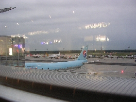 Unser Flieger gen Osten