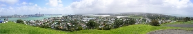 Panoramablick vom Devonporter Mount Victoria Reserve auf Auckland