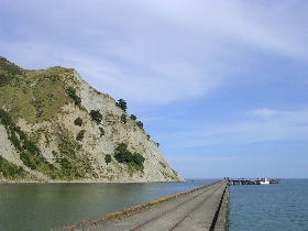 der verlassene Hafen in der 