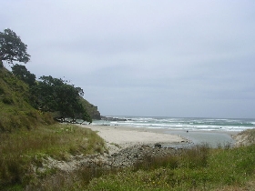 Tapotupotu Beach ist einen Halt wert