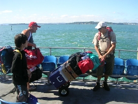 Wenn Auckl�nder einen Strandtag einlegen...