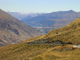 Blick auf Queenstown