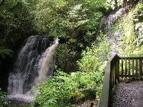 Wasserfall II noch einmal im Weitwinkel